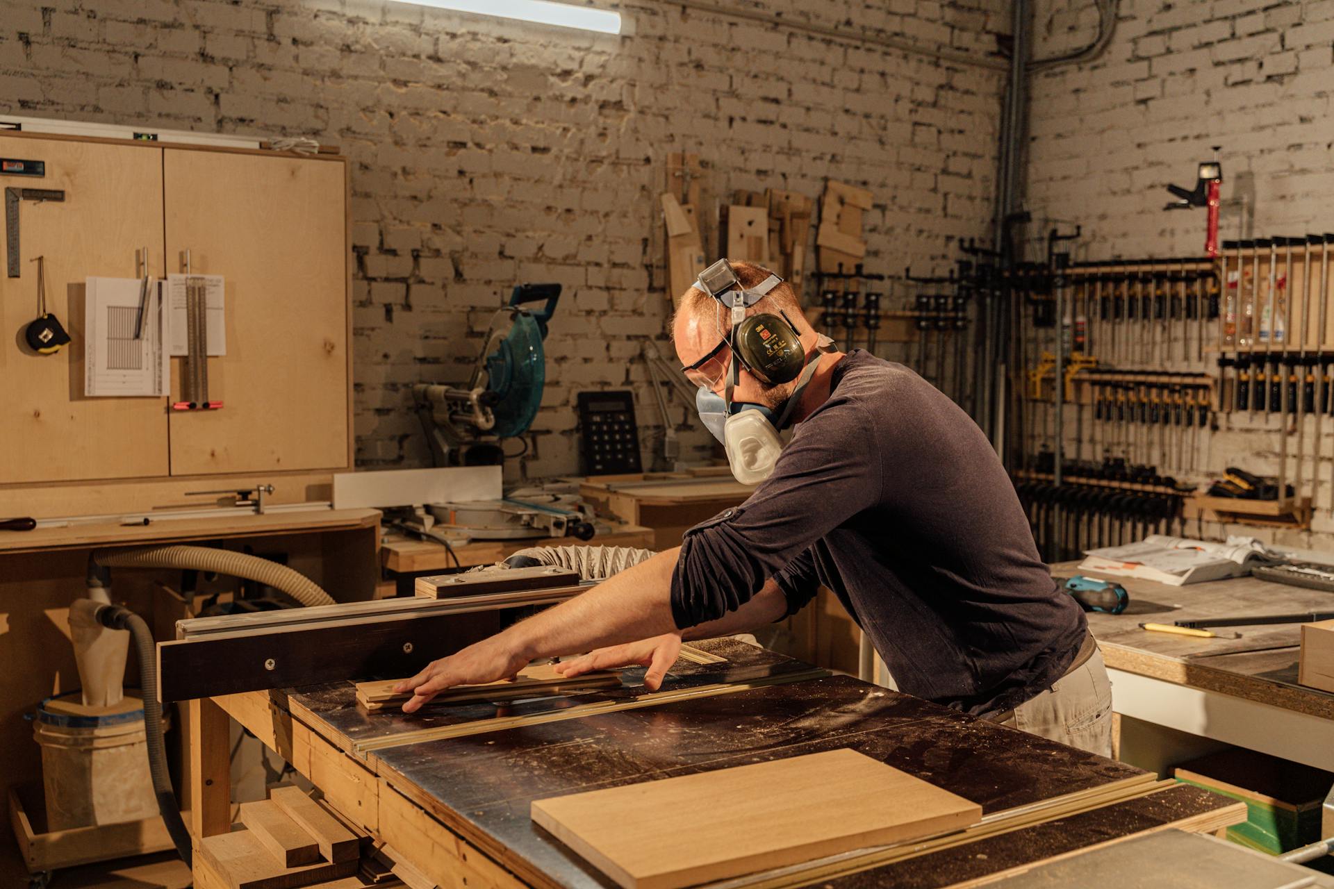 Working with wood in the Dorset workshop