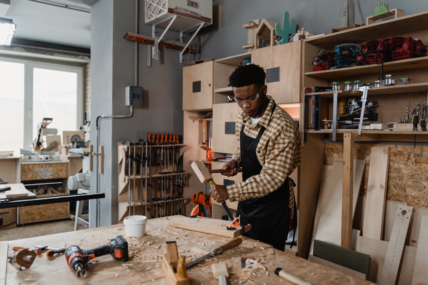 Inside the Dorset workshop